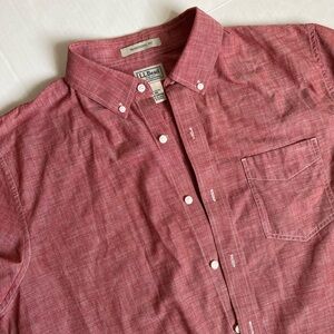 L.L. Bean Men’s Button-Down Shirt Size Large – Traditional Fit